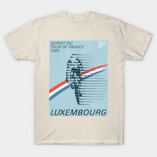 Luxembourg Cycling 1989 Vintage Look Design T-Shirt